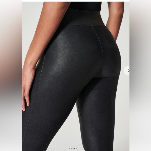 SPANX Pants - NWT 2437 SPANX Shape Don’t Faux Get Very Black Large contour power waistband $98
